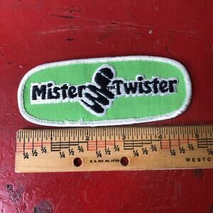 Mister Twister Fishing Lures Patch 1970's